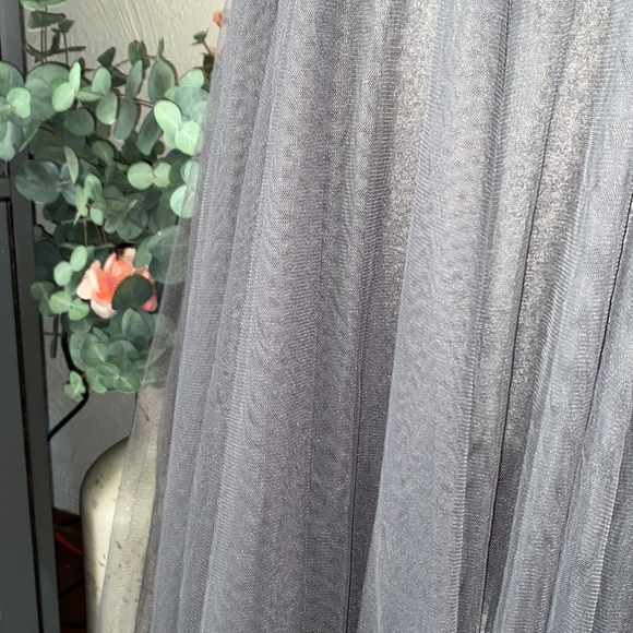Elegant High Fashion Tulle dress flowy sheer dress— Size small - Picture 3 of 4